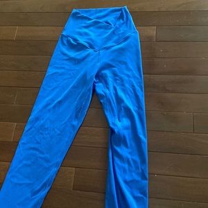 Arie Blue Xs Cross over leggings